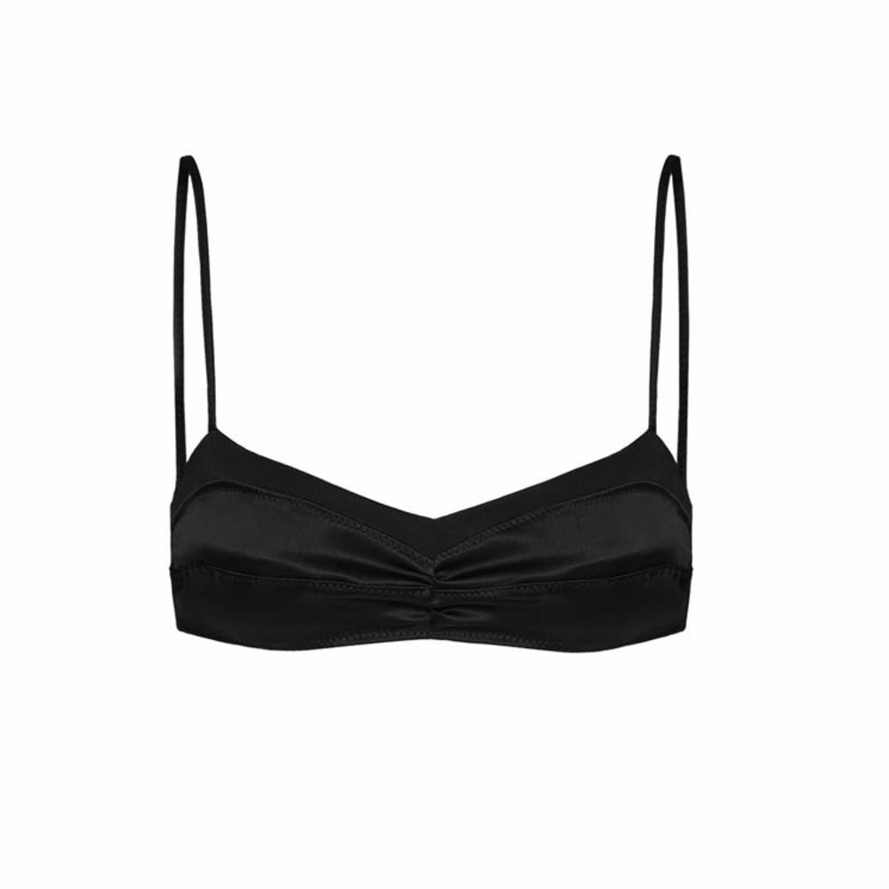 Victoria Beckham X Mango black bralette medium NWT!